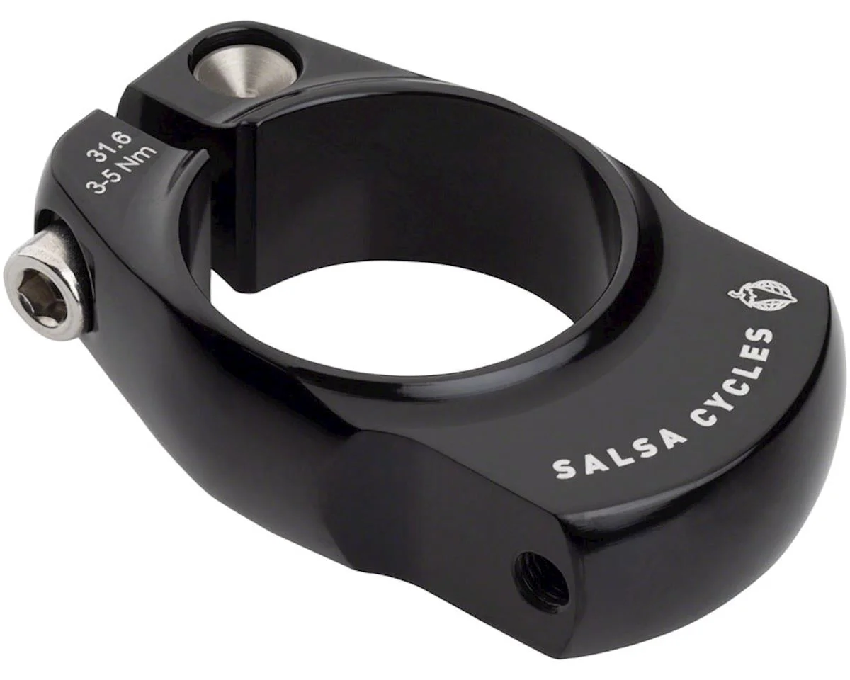 Salsa Post-Lock Rack Mount (Black) (31.6mm)